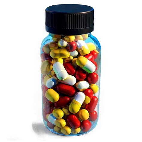 Download Pill Bottle Side View Png Ywx