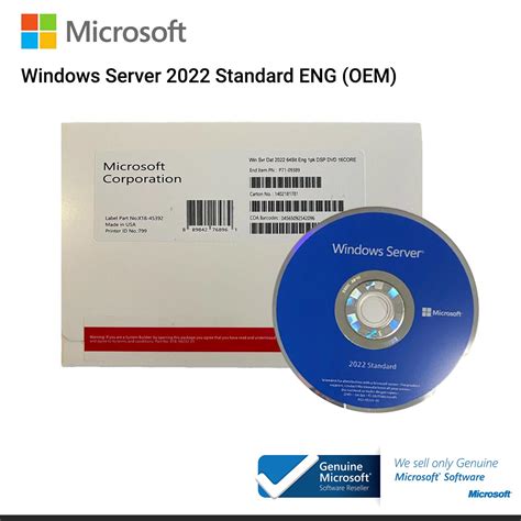 Windows Server 2022 Standard X64 En Inff 1pk Dsp Oei Usb 16 Core P73 08328 Smart Solution