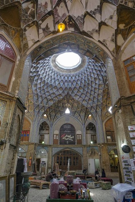 Aminoddole Caravanserai In The Bazaar Of Kashan Iran Editorial Image