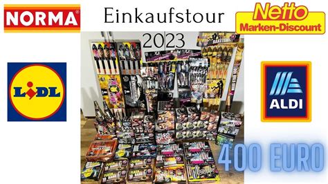 Silvester Feuerwerk Einkaufstour 2023 24 350 Euro Eskalation