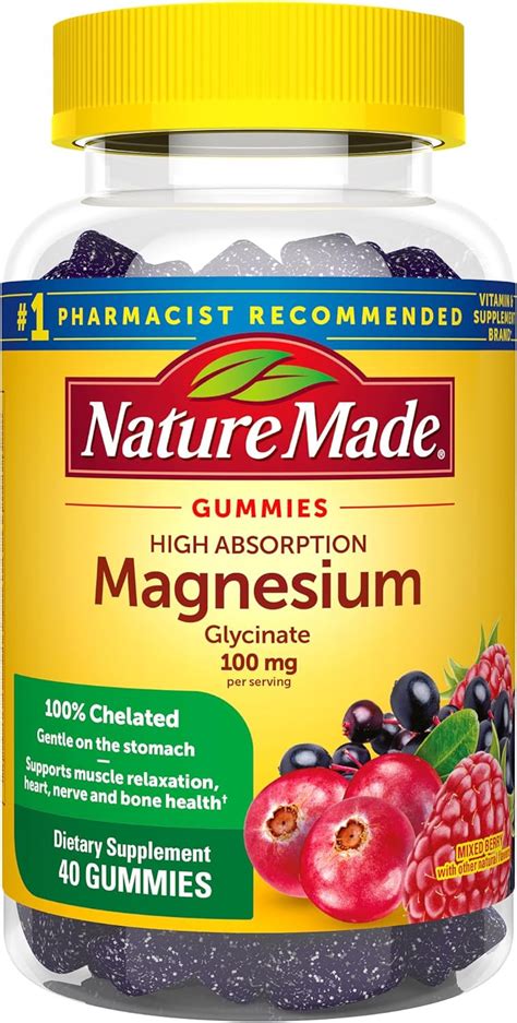 Nature Made Magnesium Glycinate Gummies Review Chill Gummy Mountain