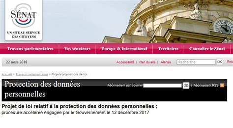 Zataz Le S Nat Adopte Le Projet De Loi Relatif La Protection Des