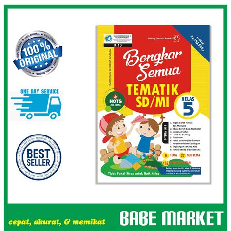 Jual Buku Bongkar Semua Tematik SD MI Kelas 5 BCP Shopee Indonesia