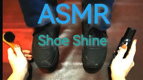 ASMR Black Sneakers Shoe Shine Asmr Shoe Shine YouTube