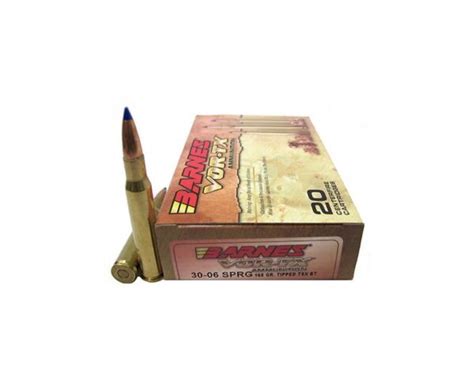 Barnes Bullets Vor Tx Rifle Ammunition Brass 30 06 Cv Guns And Ammo