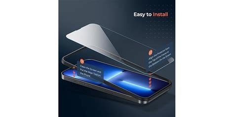 3 Pack ORIbox IPhone 14 PLUS IPhone 13 PRO MAX Glass Screen Protector