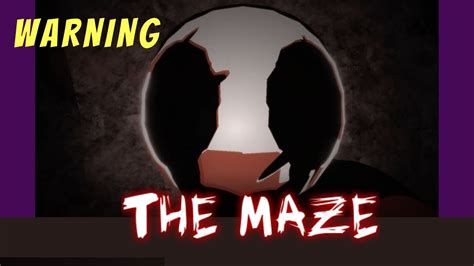 The Maze Roblox Roblox Horror Game Youtube