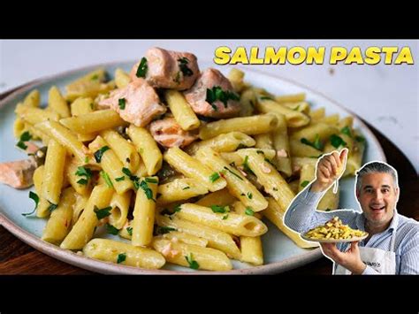 Salmon Con Pasta Y Nata Mirlo Blanco