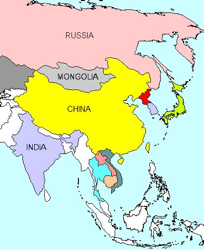 Map Of Asia Before Ww2