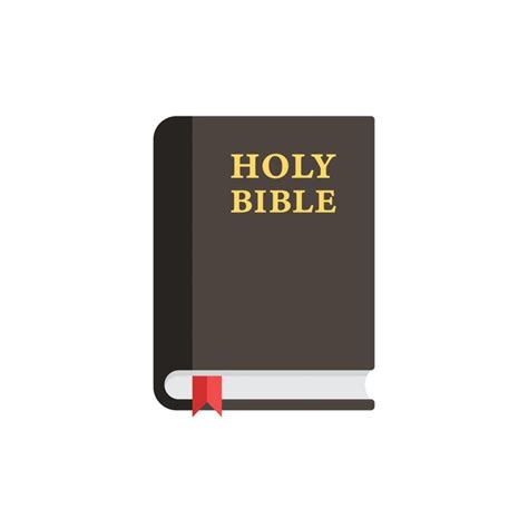 Icono De La Biblia Santa En Estilo Plano Ilustraci N Vectorial De Libro