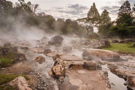 Hot Spring In Chae Son National Park Northern Thailand Stock Photo Image Of Famous Fountain