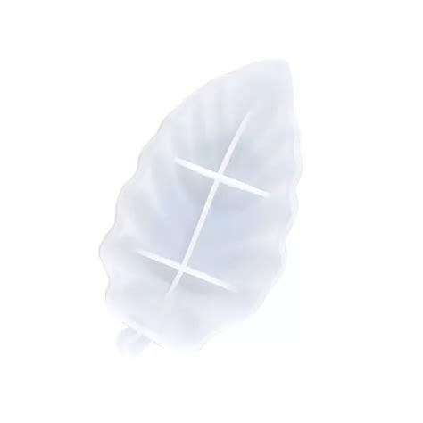 Blanche Gel De Silice Feuilles Silicone Moule Plateau Stockage Coul E