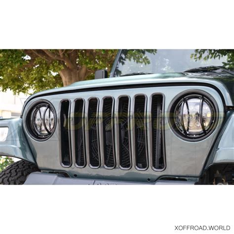 Kit De Protection De Phare Noir Jeep Wrangler Tj Xoea X Offroad