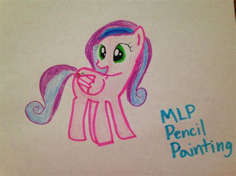 Mlp Pencil Painting Drawing By Awesomecupcakefrost On Deviantart