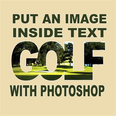 Place An Image Inside Text Using Photoshop