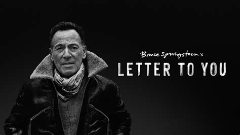 Apple Original Films to premiere “Bruce Springsteen’s Letter to You ...