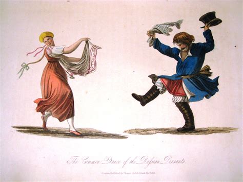 The Common Dance Of The Russian Peasant Plate In The Character Of