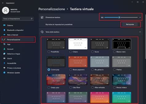 Personalizzare le dimensioni e il tema della tastiera su schermo in Windows 11 – WinTips – Guide ...