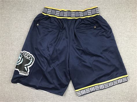 Mens Memphis Grizzlies 202122 City Edition Navy Shorts Justdonshorts