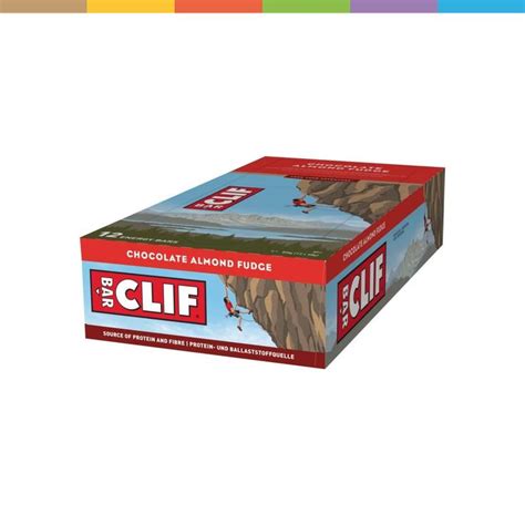 The Cliff Chocolate Chip Box Is Shown On A White Background