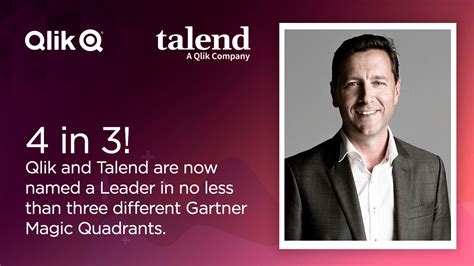 Qlik And Talend Now Leaders In Three Gartner Magic Quadrants