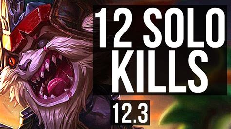 KLED Vs DARIUS TOP 12 Solo Kills 12 2 3 600 Games Legendary