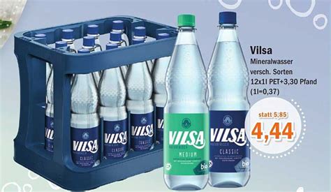 Vilsa Mineralwasser Versch Sorten Angebot Bei Aktiv Irma Prospekte De