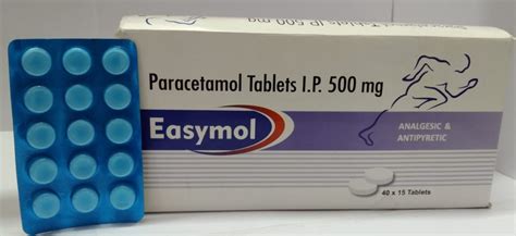 Easymol Mg Paracip Tablets Paracetamol Mg At Strip