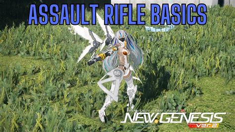 Pso2 Ngs Class Weapon Basics Assault Rifle Youtube