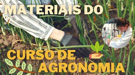 MATERIAIS DA FACULDADE DE AGRONOMIA O Que Comprar Para As Aulas