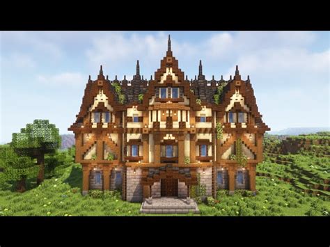 Medieval Mansion Minecraft Schematic Medieval Mansion Schema