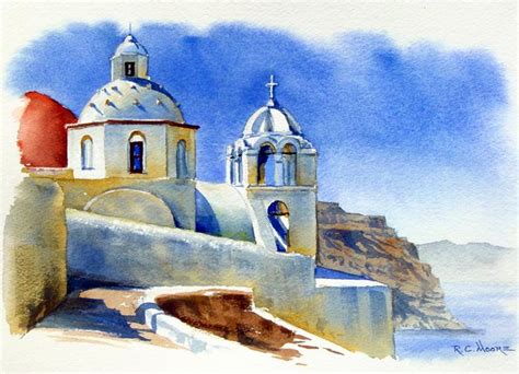 Greece Watercolor at GetDrawings | Free download