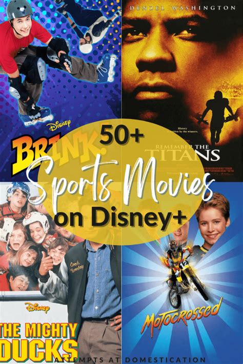 50+ of the Best Sports Movies on Disney Plus - Attempts At Domestication