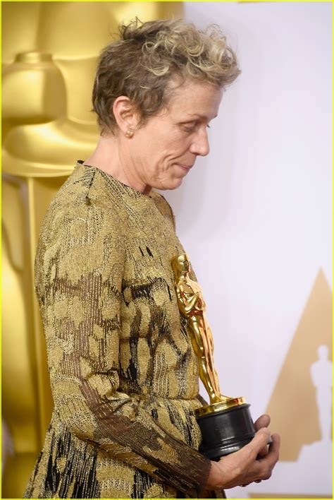 Frances Mcdormand Explains What An Inclusion Rider Is Backstage At Oscars 2018 Video Photo