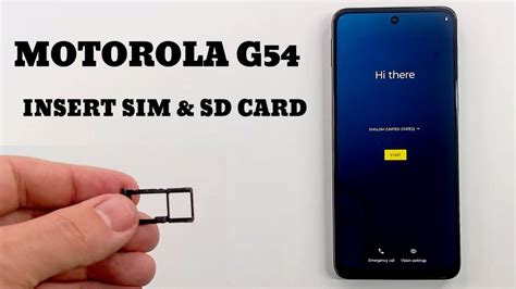 How To Insert Sim And Sd Card On Motorola G54 YouTube