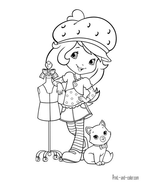 Strawberry Shortcake coloring pages | Print and Color.com