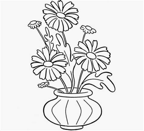 Flower Pot Drawing at GetDrawings | Free download