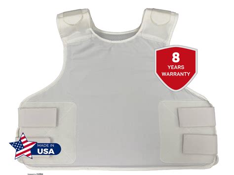 Battlesteel Level 3a Concealable Armor White Botach®