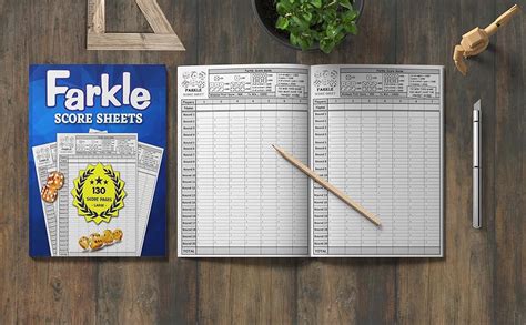 Farkle Score Sheets Pages For Scorekeeping Stratego Tessa