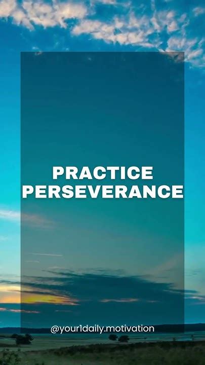 Practice Perseverance Youtube