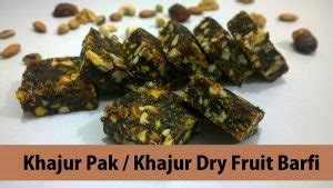 Khajur Pak Dates Dry Fruit Barfi Recipe By Cooking With Smita