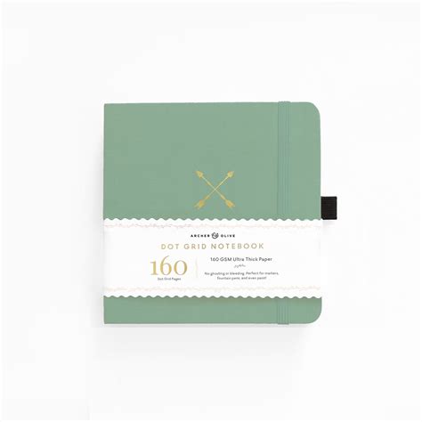 8x8 Twin Arrows Dot Grid Notebook In 2021 Dot Grid Notebook Dot Grid