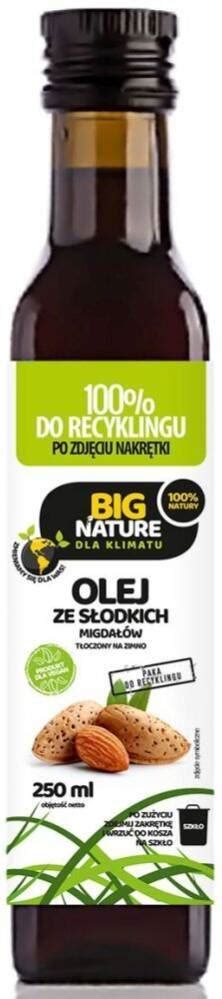 Olej ze słodkich migdałów tłoczony na zimno 250 ml Big Nature sklep