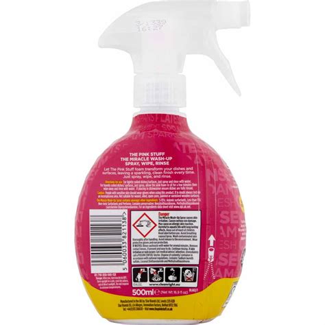 Star Drops The Pink Stuff The Miracle Wash Up Spray 500ml Wilko