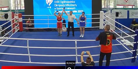 Boks Julia Toporowska Ze Stali Stalowa Wola Boxing Team Wicemistrzyni