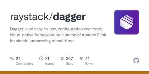 Github Raystack Dagger Dagger Is An Easy To Use Configuration Over