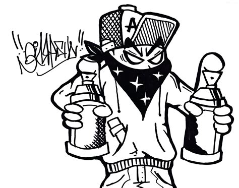 Graffiti Spray Can Sketches At Explore Collection