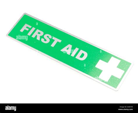 First Aid Sign Signs Lifestyle Objects Hi Res Stock Photography And