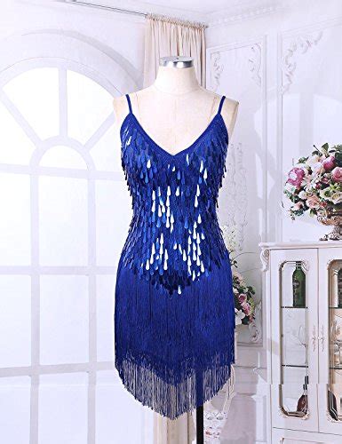 Buy Alvivi Wonen S Sequin Fringe Party Gowns Rhythm Ballroom Salsa Samba Rumba Tango Latin Dance