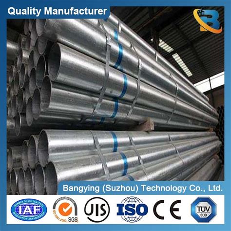 Hot DIP Galvanized Steel Tube 4 Inch 6 Inch ASTM A53 BS 1387 Ms Pipe Gi Pipe Pre Galvanized